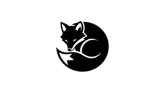 Fox logo illustration on white background