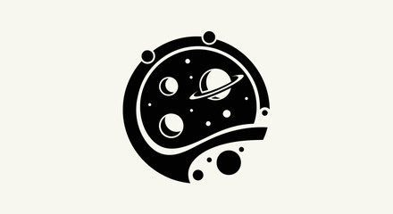 Cosmic design planets and stars in orbit © Surya