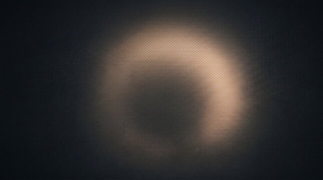 A mysterious and blurry figure in a dark background with a spotlight shining on it