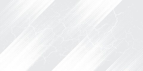 Gradient grunge texture background in gray and white with halftone dots. Pop art comic sports style vector illustration of dots. Modern background. eps 10 © HOSEN