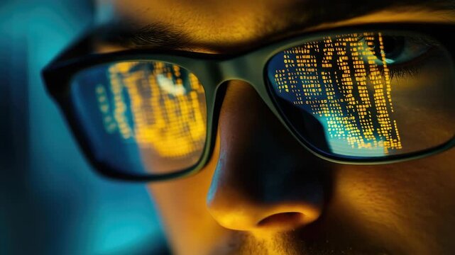 Concentrated Analytics Computer Worker.