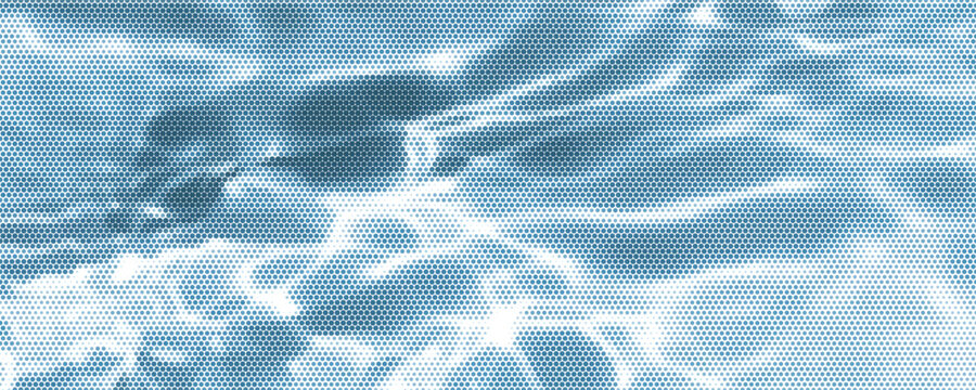 Blue and white water ripples light surface overlay background. 3d clear ocean surface pattern with reflection effect backdrop. Marble desaturated texture.