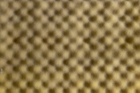 Close-up of mattress foam texture for backgrounds, upholstery, furniture repair, soundproofing
