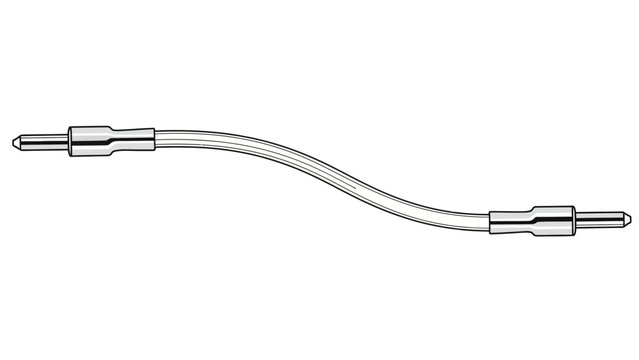 Flexible Jumper Wire Cable with Male Connectors for Electronics and Circuitry
