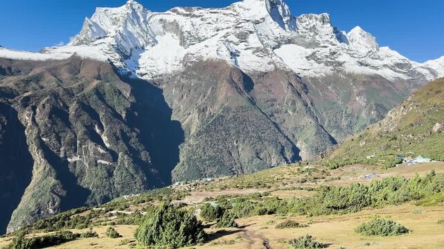 Kongde Ri also called Kwangde Ri mountain in Himalayas, Nepal