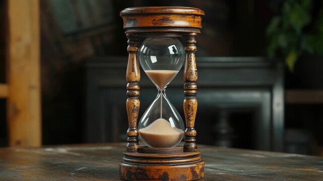 Rustic Hourglass