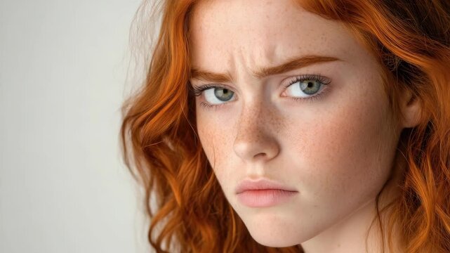 Woman with Angry Expression