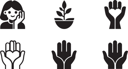 Fototapeta premium Creative brainstorming business solution and startup project development thin line icons set with lightbulb concept team connection analytics and strategy planning symbols