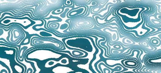 Blue and white water ripples light surface overlay background. 3d clear ocean surface pattern with reflection effect backdrop. Marble desaturated texture. © Rohman