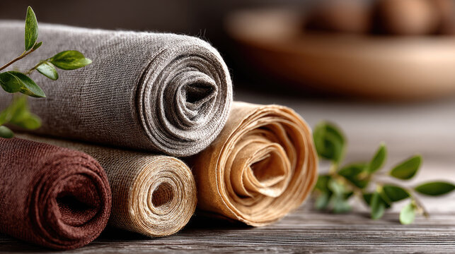Reusable beeswax wraps creating an eco friendly kitchen for sustainable living and plastic free food storage, demonstrating organic and biodegradable materials
