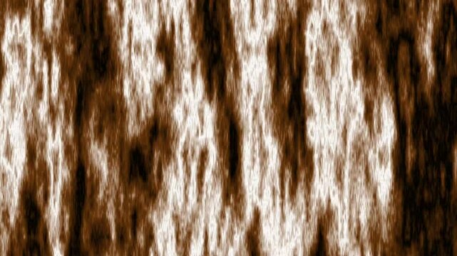 Dynamic abstract organic brown and white marbled texture with dynamic wavy lines similar to animal skin or natural stone, perfect for exotic or rustic background design. 4k