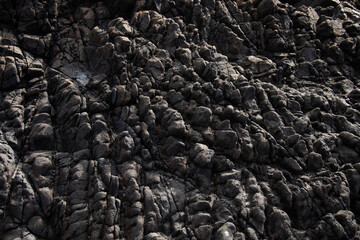 Fototapeta premium Texture of black stone background