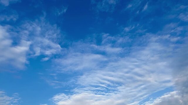 晴れのち曇り　タイムラプス