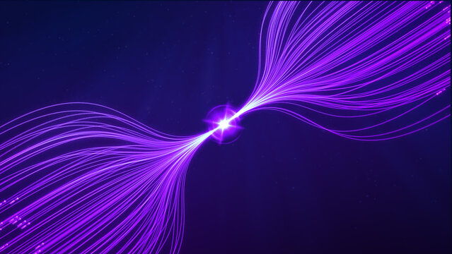 Fiber Optic Data Nodes Flow Ai Deep Machine Learning Algorithm Neural Flow Network Analytics Innovation Futuristic Artificial Intelligence Complex Science Technology Big Data Analysis Cyberspace