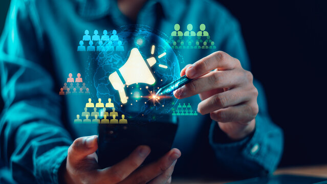 marketing strategist executes targeted advertising, audience segmentation, mobile engagement, digital outreach, consumer insights, campaign optimization, brand visibility, data promotion globally