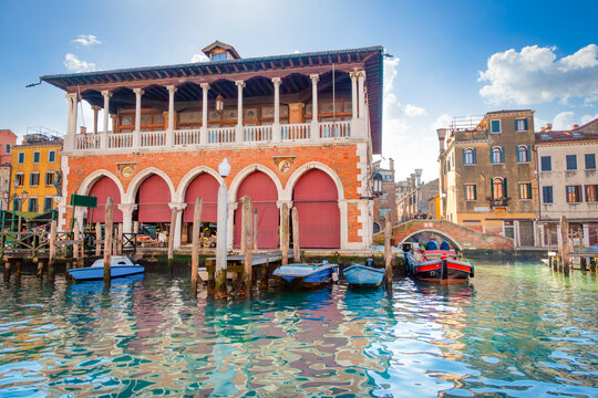 Rialto Fish market in Venice