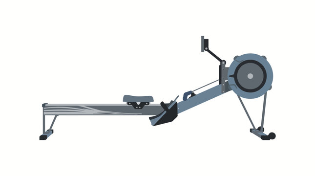 Rowing machine exercise equipment for fitness.