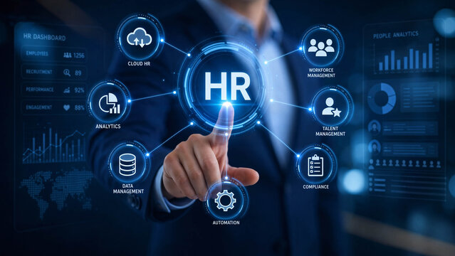Digital HR management interface