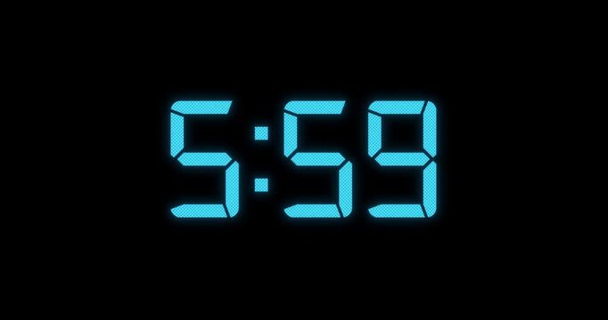 6am Alarm Blue Digital