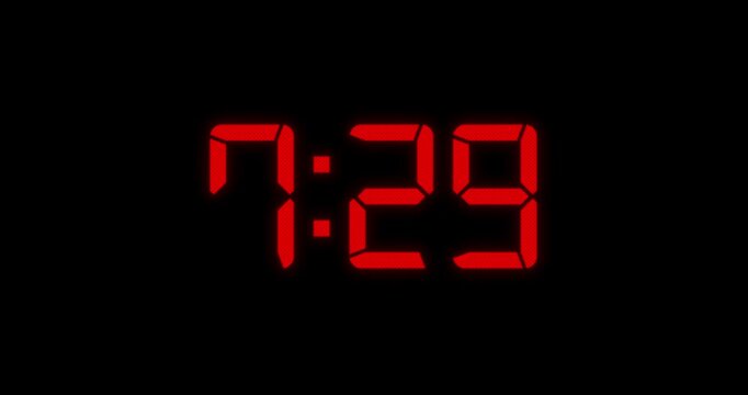 730am Alarm Red Digital