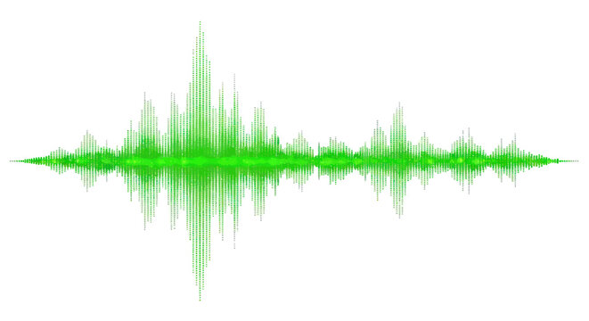 Green Sound Waveform