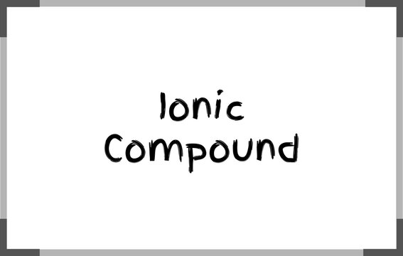 Ionic Compound