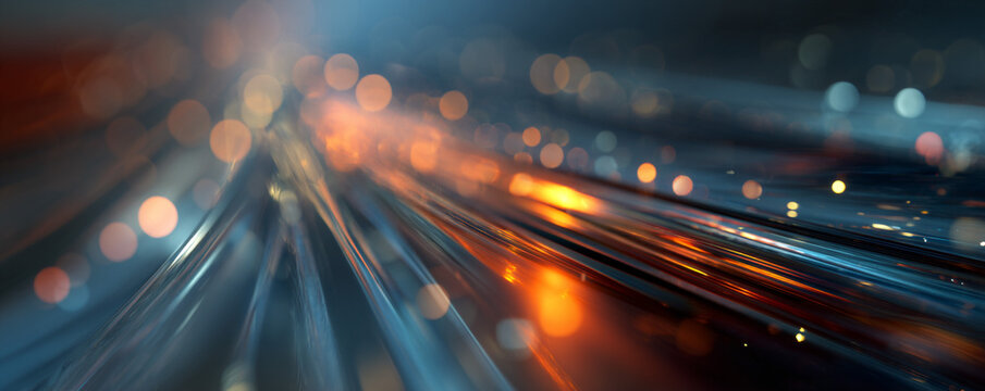 Slow shutter streaks across polished glass with mild bokeh trails 32k ultra HD