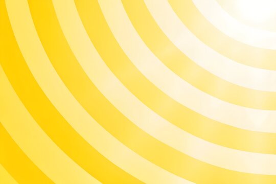 Abstract Yellow Concentric Circles Background with Bright Soft Corner Glow Effect