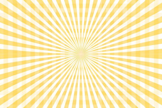 Abstract Yellow Sunburst Background Overlay on Seamless Gingham Checked Plaid Pattern