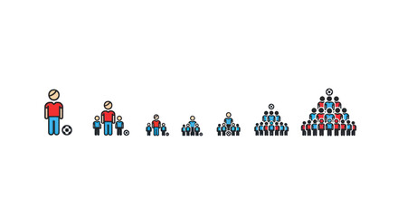 Team icons group of people soccer ball © Kaja