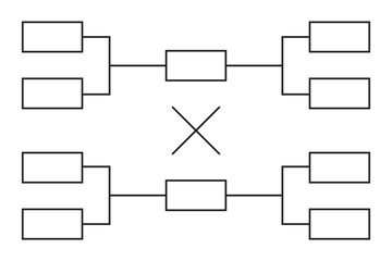 tournament bracket vector design template for design simple sports, esport game, web, standing club.eps, tournament bracket vector design template for design simple sports, esport game, web, standing  © Faridzdesign