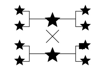 tournament bracket vector design template for design simple sports, esport game, web, standing club.eps, tournament bracket vector design template for design simple sports, esport game, web, standing  © Faridzdesign