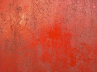 Fototapeta premium Rusty red painted metallic surface texture background