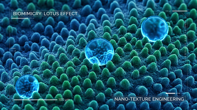 Biomimicry Lotus Leaf Nano Texture