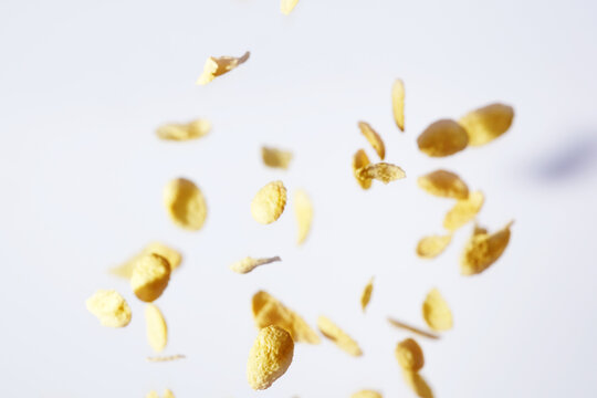 Tossed the cornflakes in the air