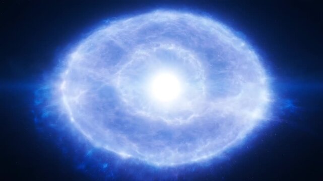 Supernova Explosion Expanding in Galaxy Space with Cosmic Energy Nebula and Deep Universe Background