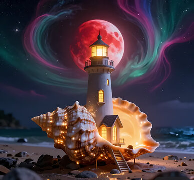 magic lamp in the sky