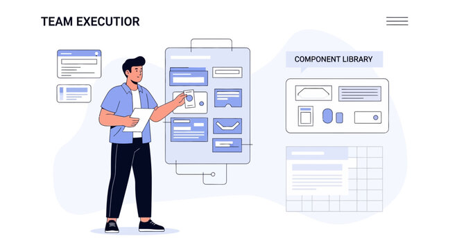 Team Execution UI Design Software Development Planning Project Management