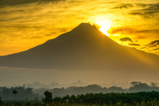 sunrise in mountains