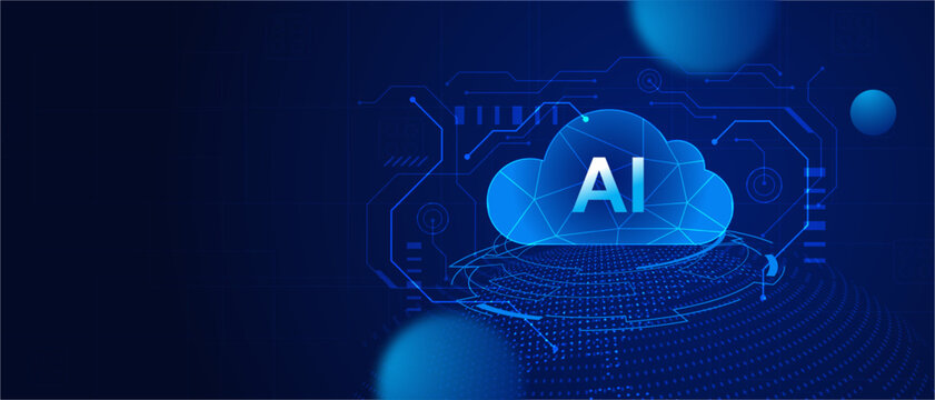 AI Cloud Computing Technology Background