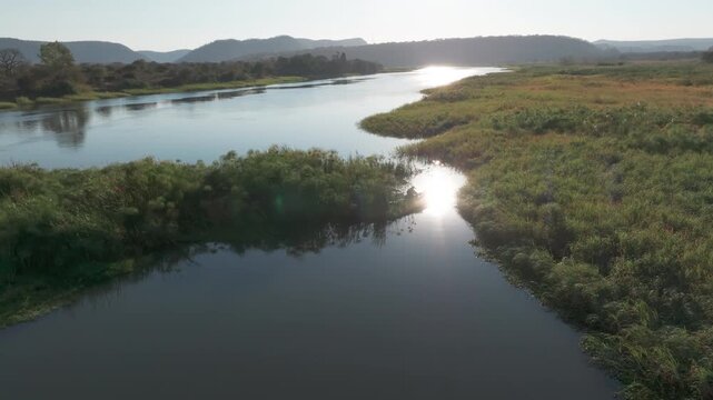 Small river in rural Zambia