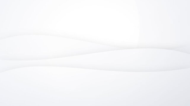 Abstract white and gray wavy layered background