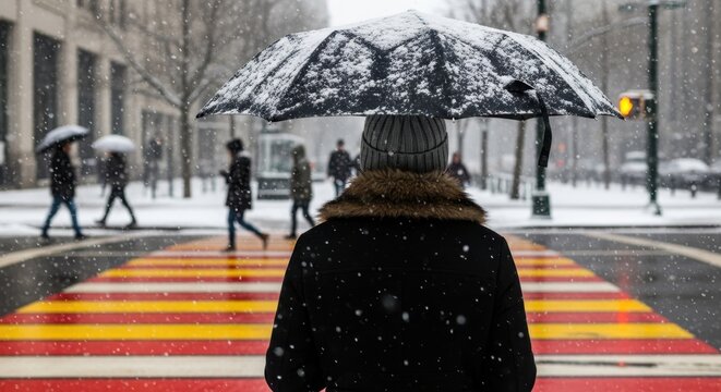 A Street Photography Shot From Behind A Person Hol 152 Gigapixel Standard V2 4x