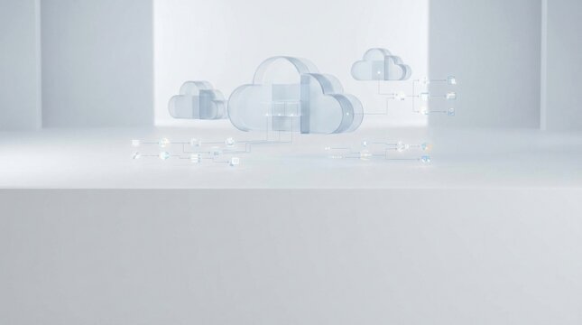 White table surrounded by a white background representing minimalist design and clean aesthetic in business settings