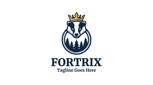 Fortrix Brand Logo Featuring Crowned Fox Crest.