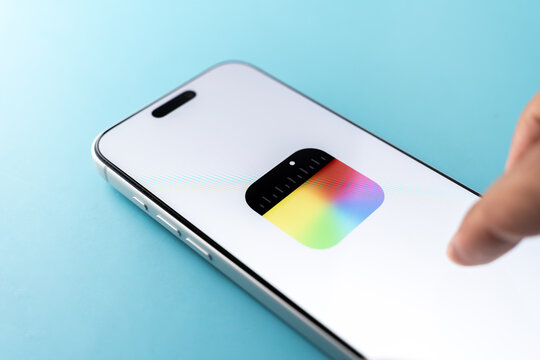 Final Cut Pro Camera logo is displayed on a smartphone screen in Bangalore, India, on May 15, 2026
