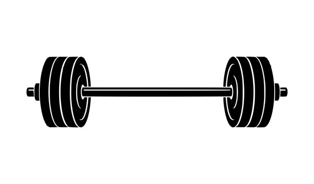 Dumbbell Barbell Gym Fitness Weightlifting Equipment Icon