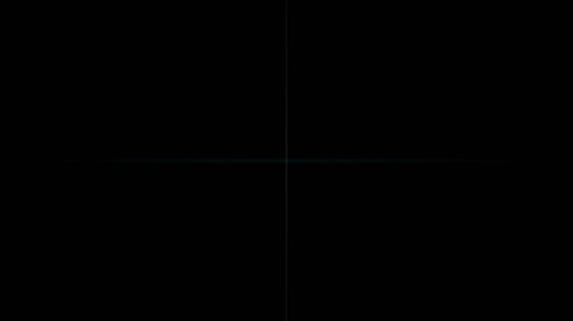 A solid black background representing complete darkness and total void space