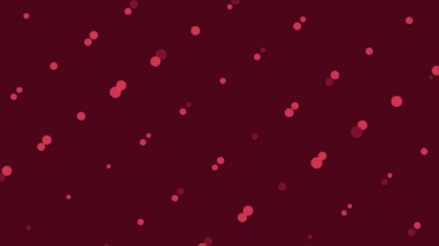 Abstract background featuring soft red bokeh circles on a dark maroon canvas