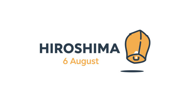 Atomic Bomb Hiroshima Memorial Symbol.
